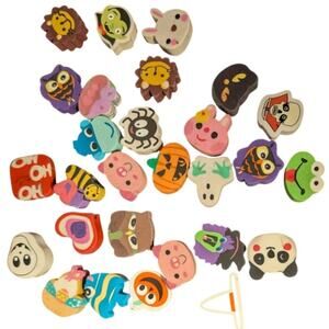 Vtg Erasers Halloween and More